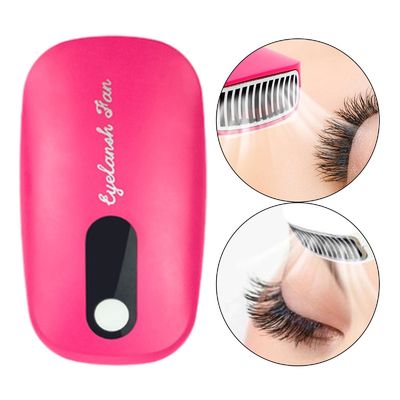 USB Powered Mini Portable Eyelash Fan for Extensions User Manual and Cable Included
