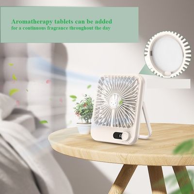 Portable Mini Cooling Fan for Office Home Rechargeable Small Foldable Personal Table