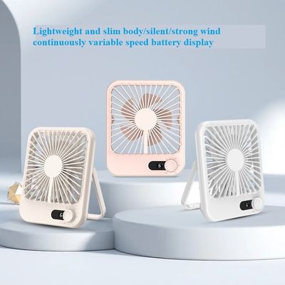 Portable USB Rechargeable Aromatherapy Handheld Fan Silent Table Mini Fan for Office Needs