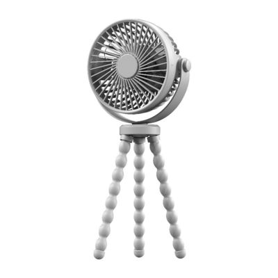 Voltage V 2.1 Plastic Stroller Fan with 5200mAh Battery and Mini Tripod Legs