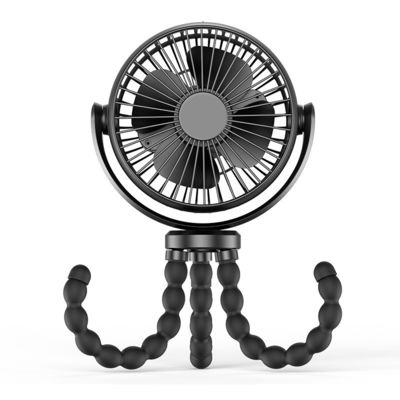 Voltage V 2.1 Plastic Stroller Fan with 5200mAh Battery and Mini Tripod Legs