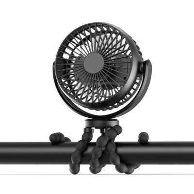 Voltage V 2.1 Plastic Stroller Fan with 5200mAh Battery and Mini Tripod Legs