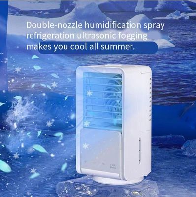 Portable 4000mAh Air Fan Cooler Mini Power Supply 9W Small Air Conditioners For Home Rechargeable