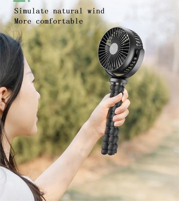 Mini Cooling Fan for Baby Portable 3 Rotary Vane Stroller Fan Clip-on USB Rechargeable
