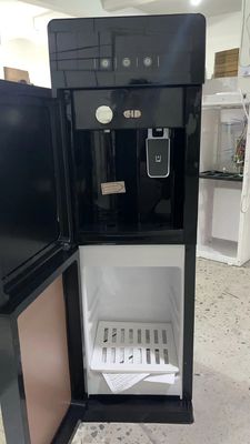 Glass Double Door Household Water Dispenser for Hot and Cold Drinks