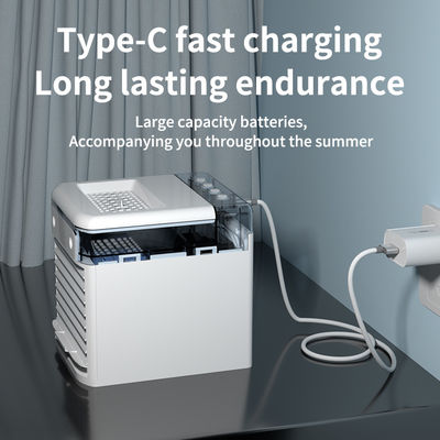 Mini USB Mobile Small Water-Cooled Air Conditioner with 3-Speed Fan and Water-Cooling