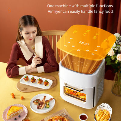 220-240V Electric Stainless Steel Air Fryer with 15L Large Capacity and Visual Window