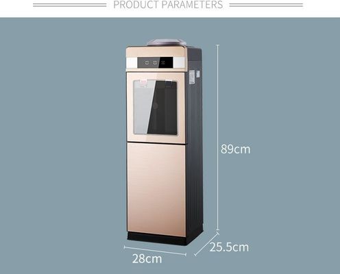 Stand Water Dispenser with Lock Intelligent Barreled Water Hot and Cold Electric Gold
