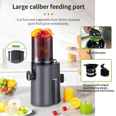 350W Slow Juicer Automatic Big Mouth Cold Press Juicer Machine for Commercial Household