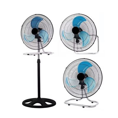 NO App-Controlled 18 Inch Industrial Standing Fan Metal Blade Pedestal 3 in 1 Stand Fan