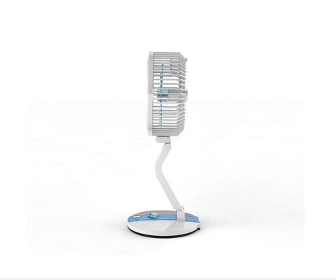 USB Battery Charge Portable Folding Table Fan With Cooling Air Function And LED Light