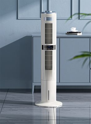 Portable Cooling Tower Fan TUYA Control Double Layer Design 33*33*120cm Dimensions
