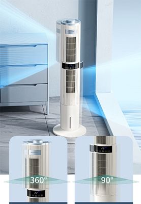 Portable Cooling Tower Fan TUYA Control Double Layer Design 33*33*120cm Dimensions
