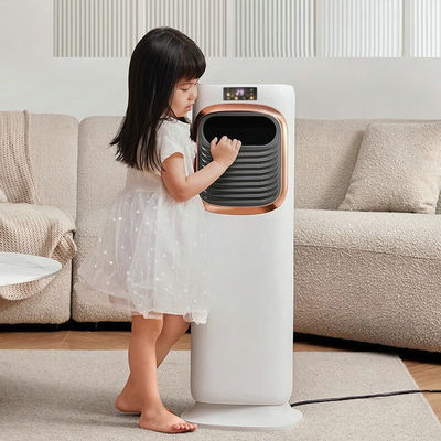 Silk Screen Printing Pattern Dual-purpose Air Conditioning Fan with 3-second Heating