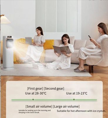 Timer 8h Water Air Conditioner and Warm Air Blower with Power Supply 80W Cooling