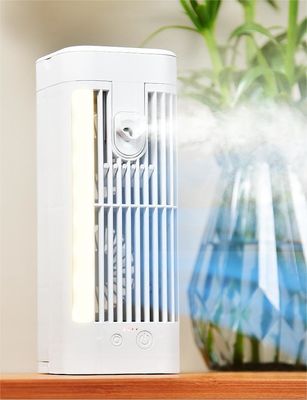 Portable Desktop Cold Air Fan with Night Light and Adjustable Height Box Size 21.2kg