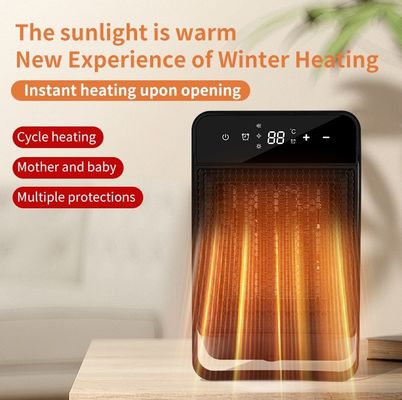 ABS Portable Desktop Air Heater Fan for Indoor Bedroom Winter 1500W PTC Quick Heating
