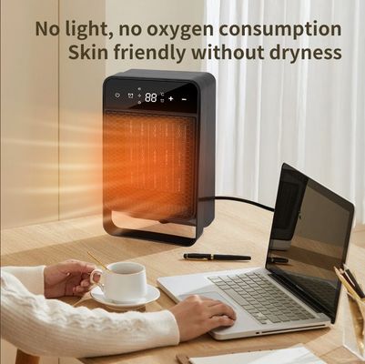 ABS Portable Desktop Air Heater Fan for Indoor Bedroom Winter 1500W PTC Quick Heating