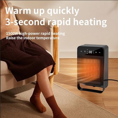 ABS Portable Desktop Air Heater Fan for Indoor Bedroom Winter 1500W PTC Quick Heating