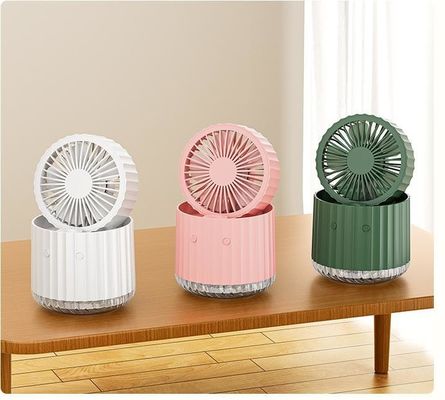 5V Hot Humidifying Spray Fan USB Desktop Charging Small Fan Folding Portable Table Fan Hydrating Air Cooler