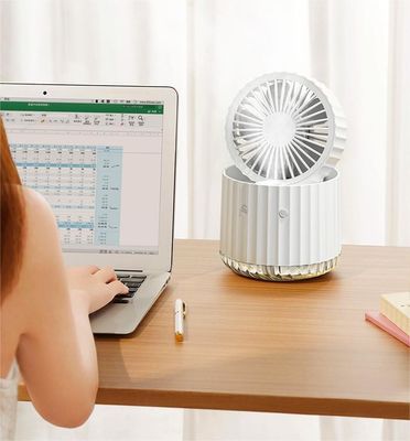 5V Hot Humidifying Spray Fan USB Desktop Charging Small Fan Folding Portable Table Fan Hydrating Air Cooler