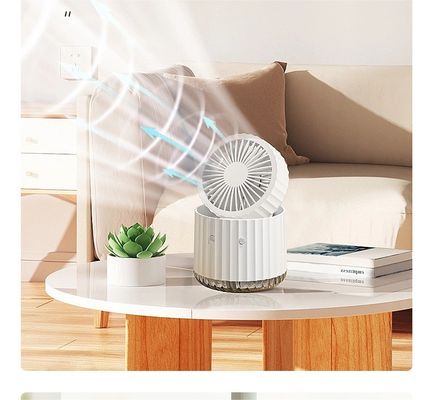 5V Hot Humidifying Spray Fan USB Desktop Charging Small Fan Folding Portable Table Fan Hydrating Air Cooler