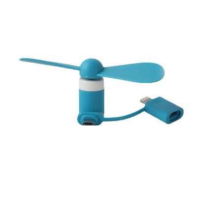 Customized Logo Mobile Phone Portable 3 In 1 USB Type C Fasting Cooling Mini Fan for 15g