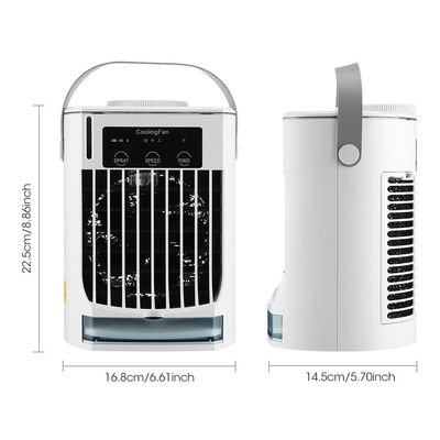 Foldable Mini Portable Air Conditioner with Spray Humidify and USB Water Cooling Fan