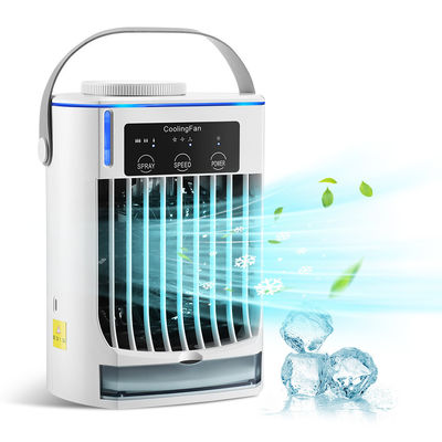 Foldable Mini Portable Air Conditioner with Spray Humidify and USB Water Cooling Fan