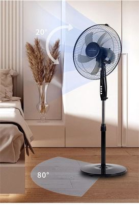 16-inch Cold Air Ventilation Device Large Wind Floor Fan for Hotel Floor Installation