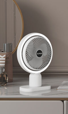 Private Mold NO 6-Inch Portable Electric Fan with USB Rotation and Rechargeable Battery