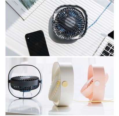 129*122*52 mm Mini Desktop USB Fan with Charging Convenience and Lightweight Design