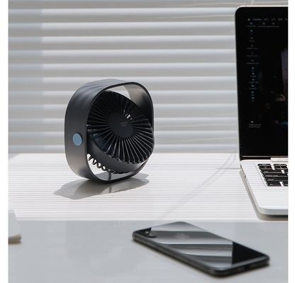 DC5V/1A 4.2W Battery Type Rechargeable Desktop Air Cooling Fans with 3X Speed Mode