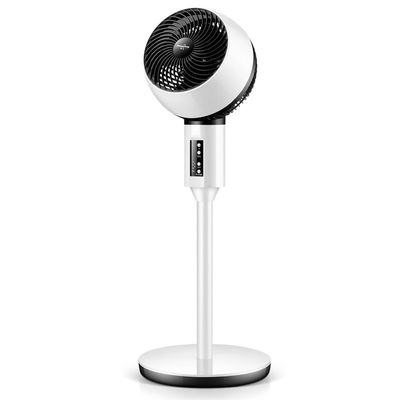 Standing Pedestal Air Conditioning Fan with Three Speed Settings and Smart Oscillation