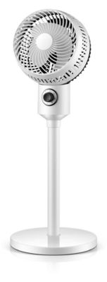 Standing Pedestal Air Conditioning Fan with Three Speed Settings and Smart Oscillation