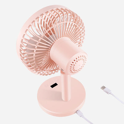 USB Table Fan for Laptop Cooling Adjustable Height Portable 3.3-14H Working Time
