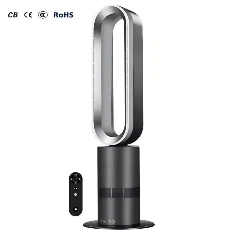 33*33*120cm Portable House Swing Function Air Cooler Bladeless Fan with 9 Hours Timer