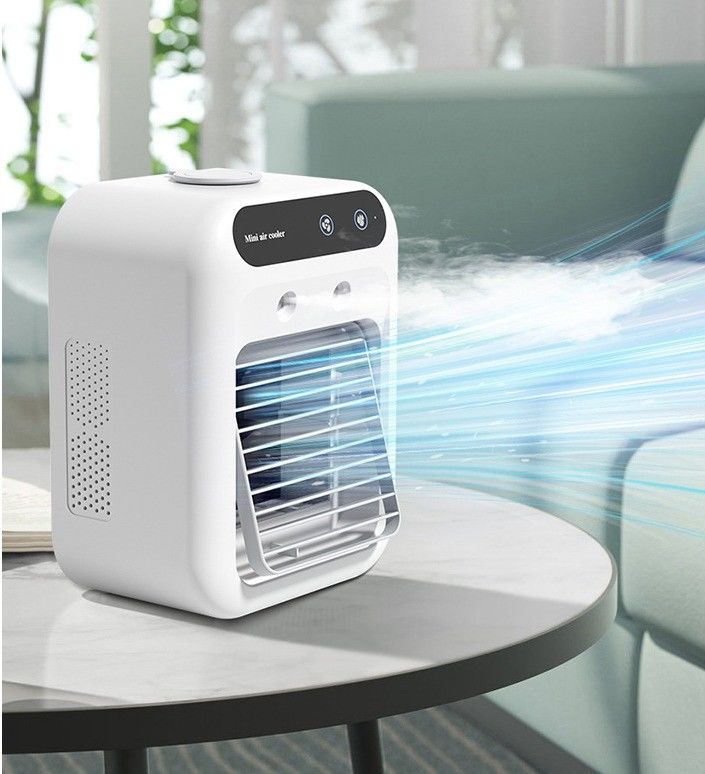 Net Weight 700g Portable Table Air Cooling Fan with Humidifier and USB 5V Power Supply