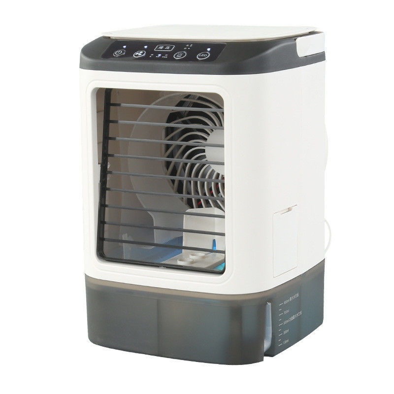 English Operating Mini Evaporative Air Cooler Fan for Room 17*17*25cm Portable Spray
