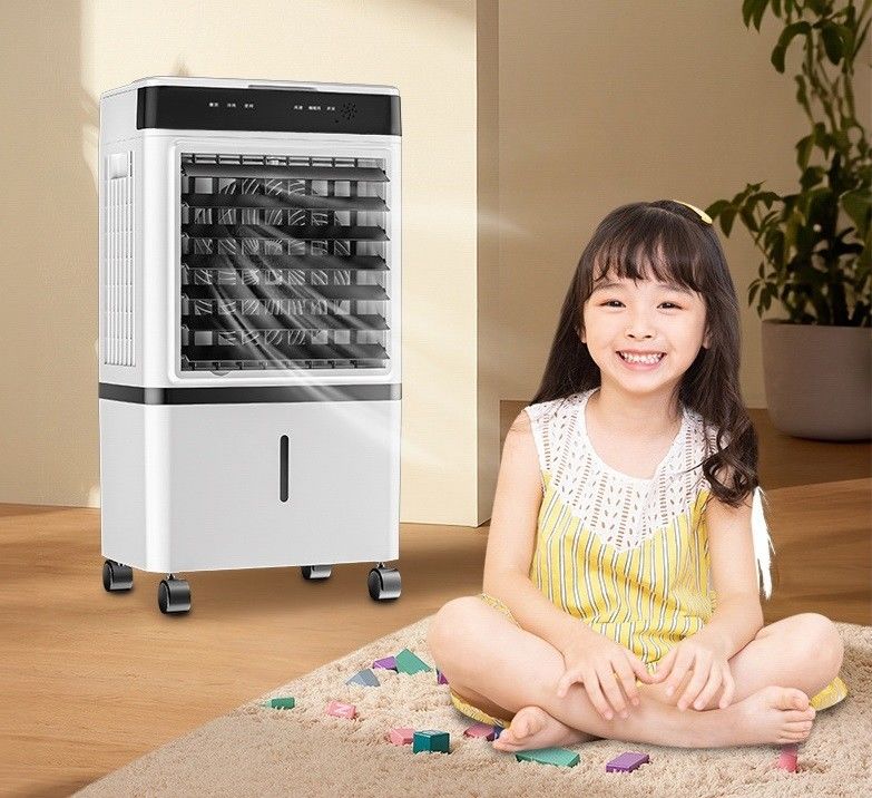 14L Large Capacity Cooling Fan Evaporative Air Cooler with 12H Timer Easy Installation