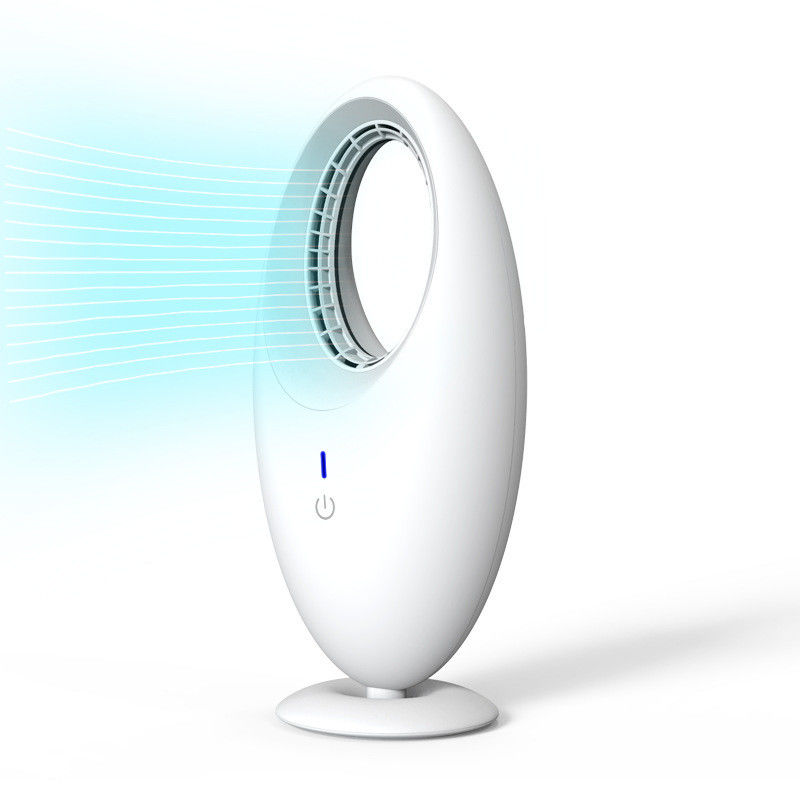 Rechargeable USB Electric Fan Smart Cooling Bladeless Desk Fan for Garage and Home