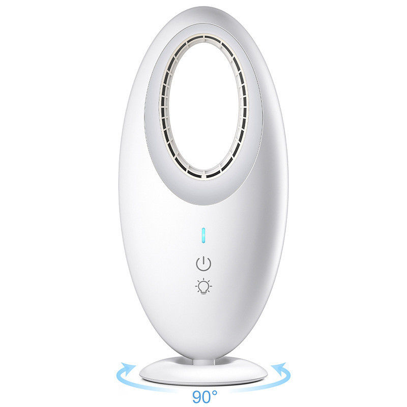 English Operating Language Portable and Rechargeable USB Bladeless Desk Fan for Garage
