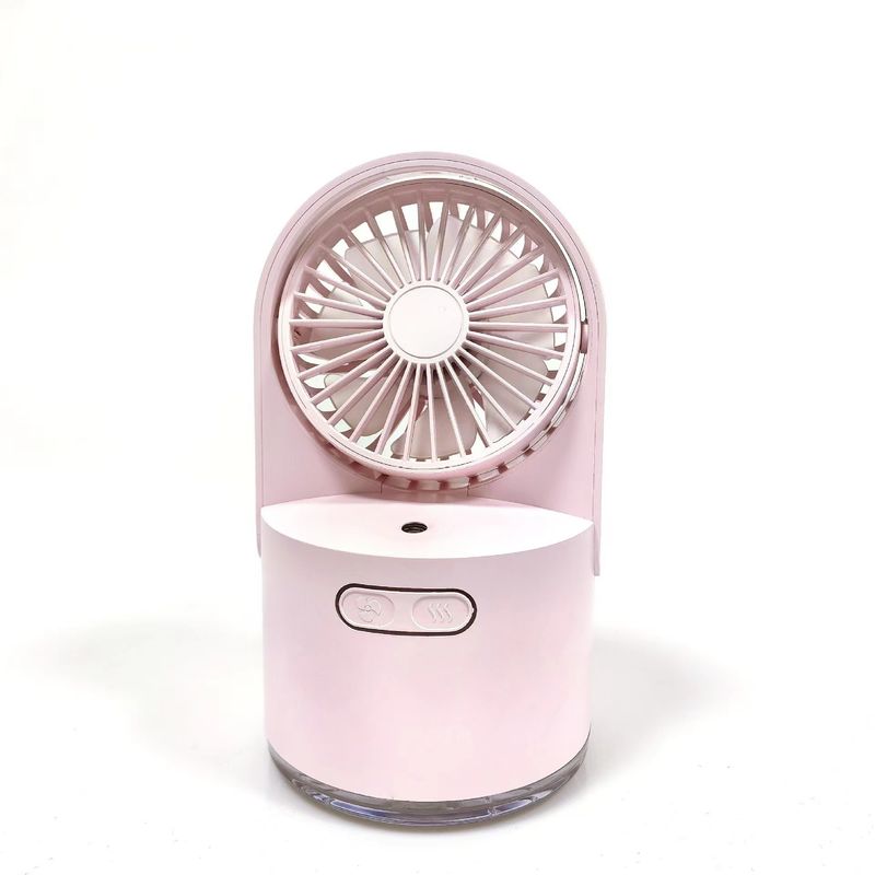 2 in 1 Mini Fan Humidifier Portable Fan with Function Rechargeable USB Electric Fan