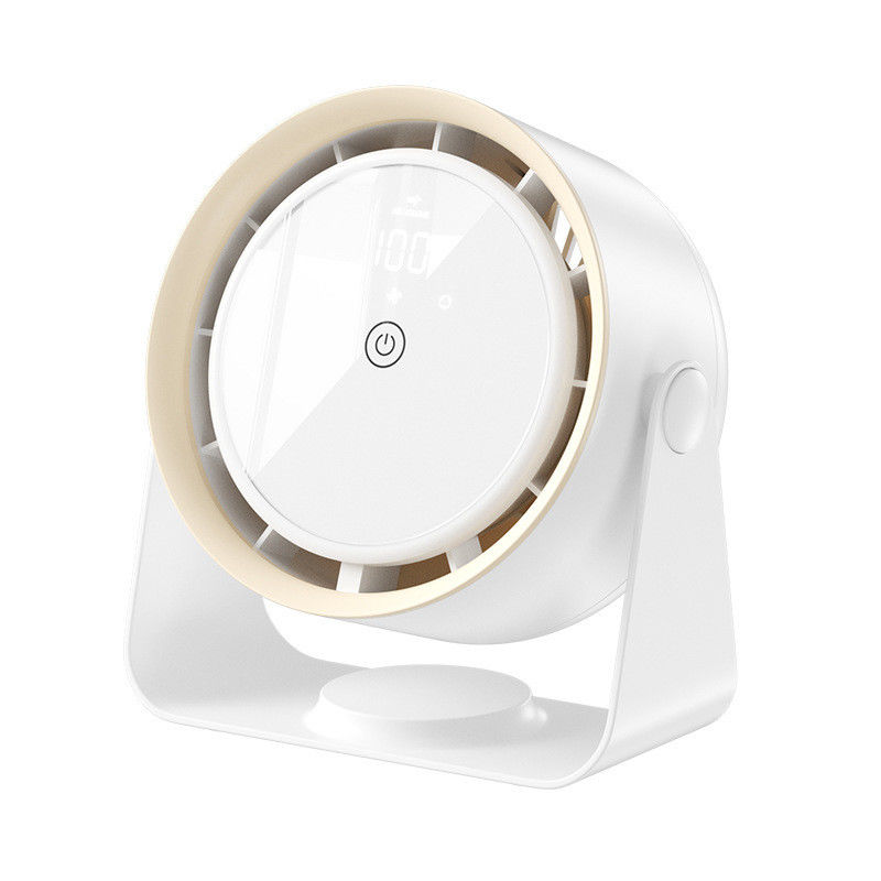 Touch Controlled Bladeless Fan for Silent Air Circulation and DC4.2V Power Supply