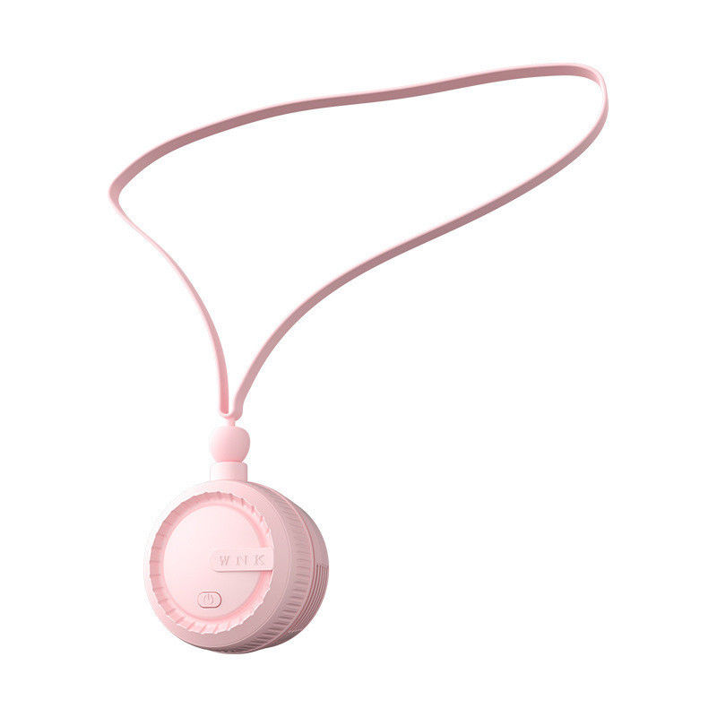 Portable Bladeless Neck Fan for Outdoor without Rotary Vane and Rechargeable Battery