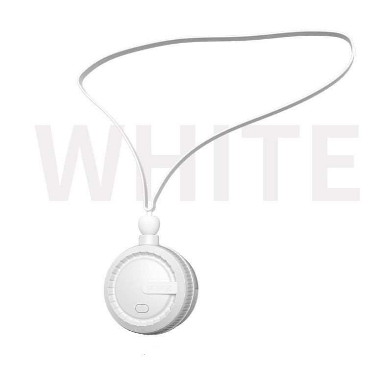 Lazy USB Charging Bladeless Neck Hanging Small Fan for DC5V Power Supply and Battery