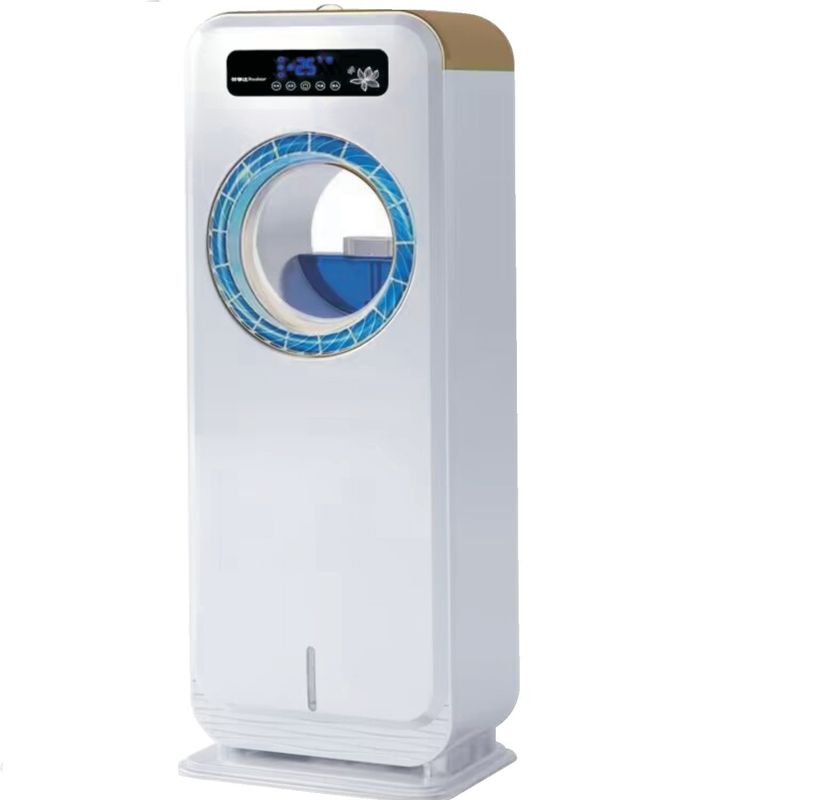 Powerful Swing Bladeless Mist Fan with Detachable Washable Dust Filter and Touch Control