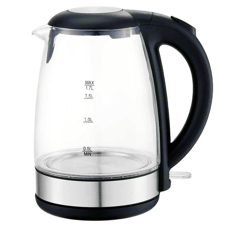 NO App-Controlled Electric Glass Kettle for Hotel 50/60Hz Rate App-Controlled