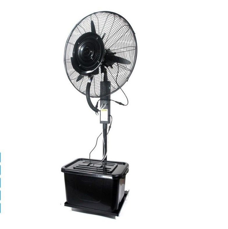 Electric Industrial Fan Stand Floor Humidifier Air Cooling Standing Spray Water Mist Fan