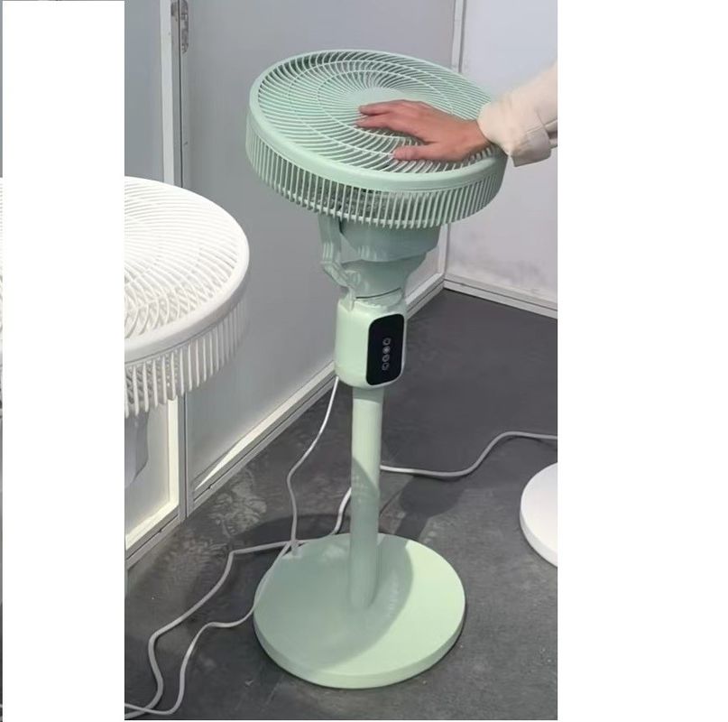 32*32*90cm Dimensions Electric LED Display Standing Household Fan with Inkjet Printing Logo